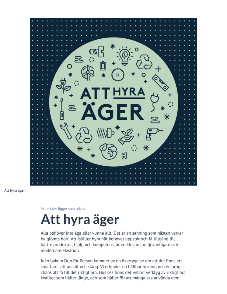 Att hyra äger
