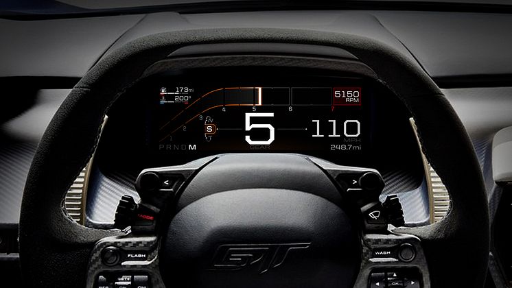 Ford GT Instrumentpanel - Sport Mode