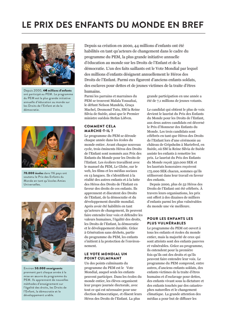 PEM en brief