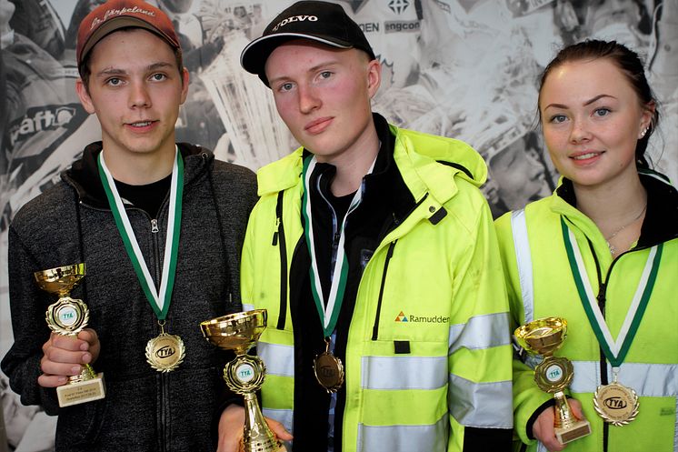 Pristagarna från Kvaltävling till Yrkes-SM i Skellefteå
