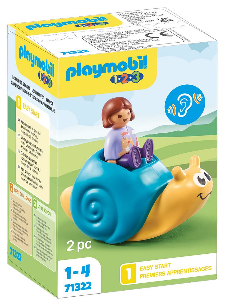 1.2.3 Schaukelschnecke mit Rasselfunktion (71322) von PLAYMOBIL