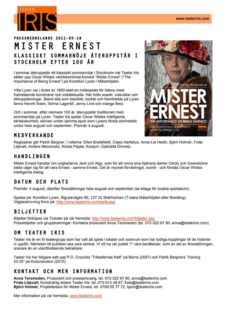 "Mister Ernest" på Villa Lyran - Klassiskt sommarnöje återuppstår efter 100 år