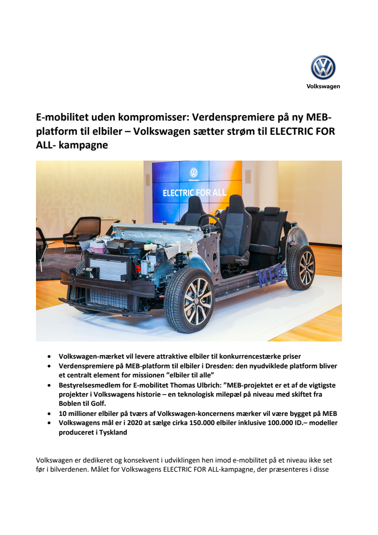 E-mobilitet uden kompromisser