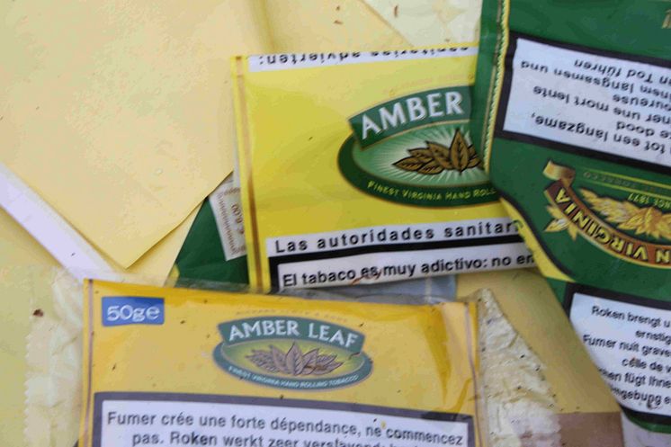 Op Eel counterfeit tobacco packaging