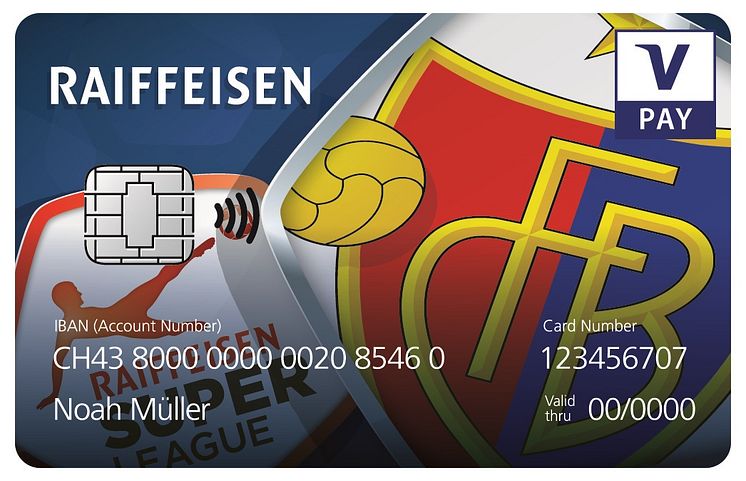 Kartenbilder VPAY Raiffeisen FCB