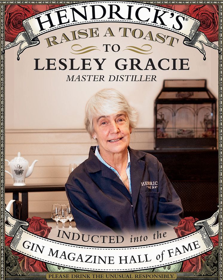 Lesley Gracie invald i Gin Magazine Hall of Fame