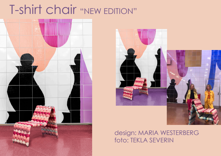 Nylansering av T-shirt chair av Maria Westerberg