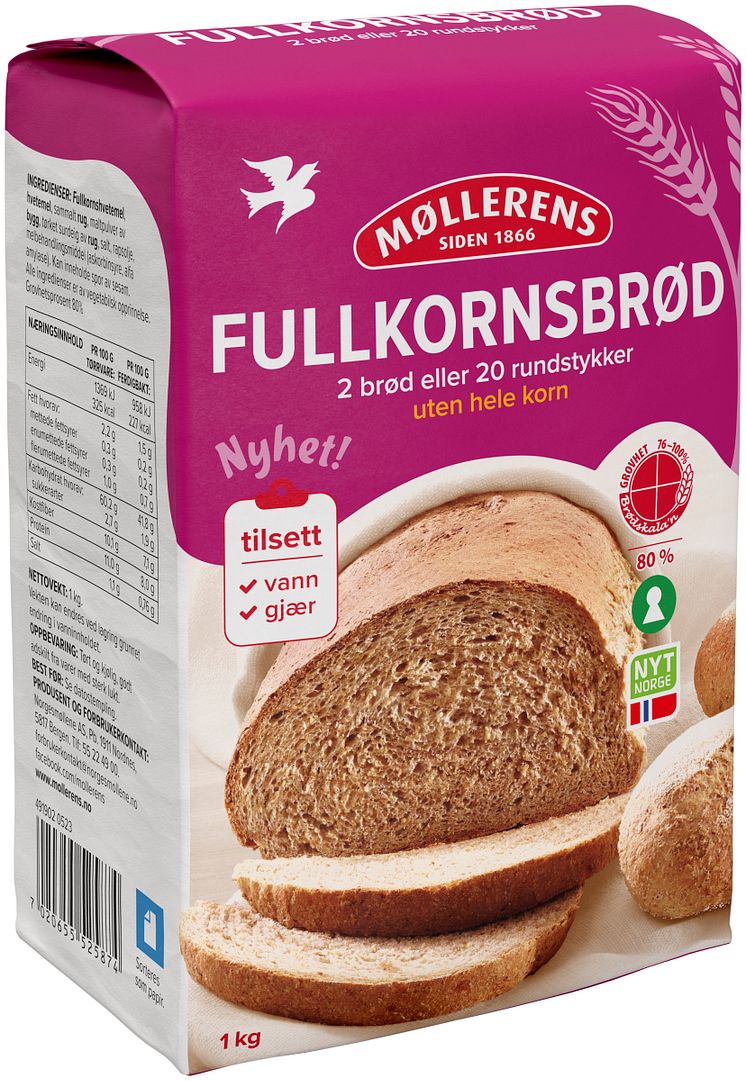 Møllerens Fullkornsbrød