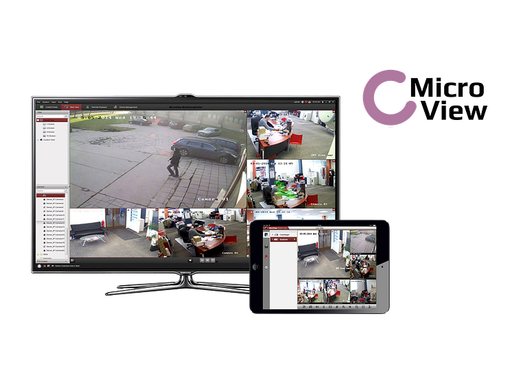 MicroView är ett installationsvänligt videoövervakningskoncept som enkelt kan anpassas.