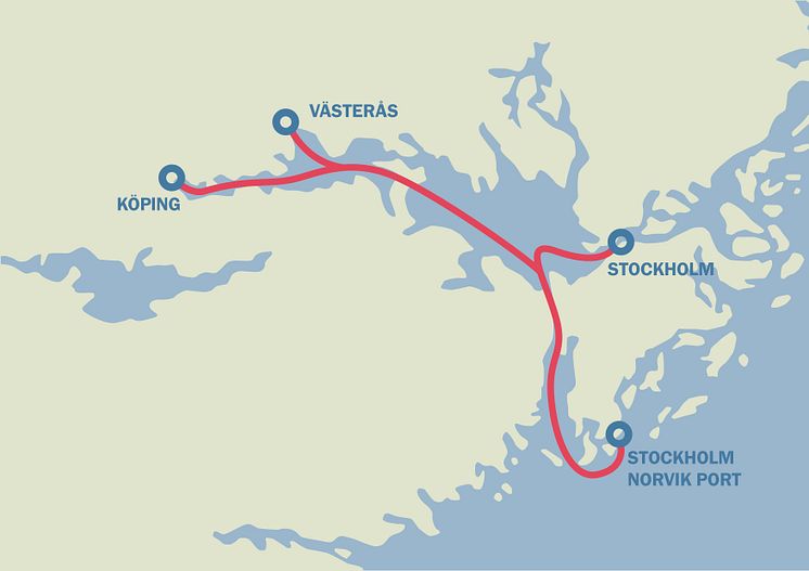 Malarpendeln - Bild från Stockholms Hamnar