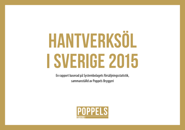 Hantverksöl i Sverige 2015