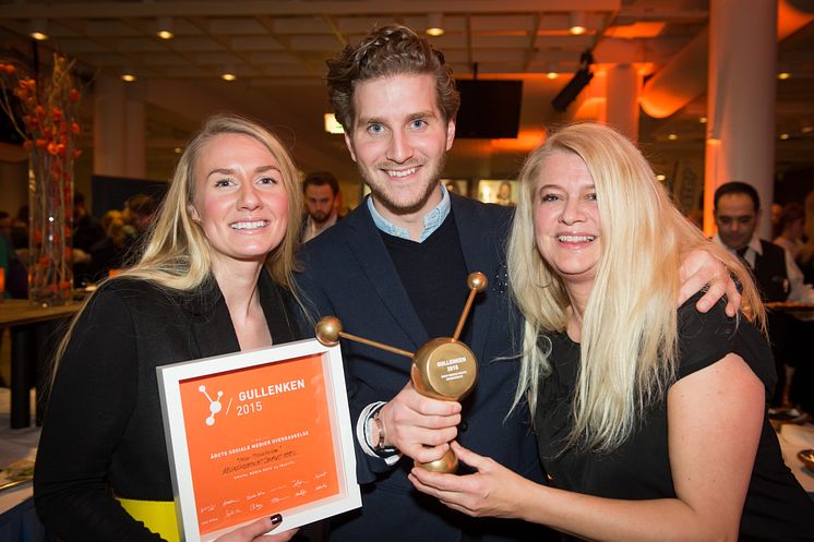 Mathilde Vik Magnussen, Simen Vinge, Anita Nørsett Dahl. Foto: Roger Fosaas, REWIND MEDIA AS