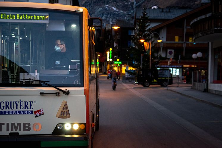 E-Bus in Zermatt