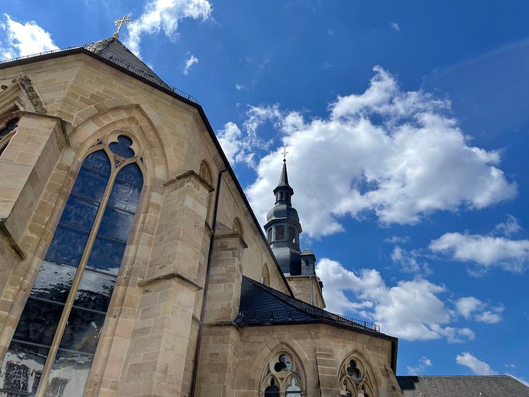 Kategorie Metallgestaltung: Die Abteikirche Tholey gehört zur ältesten Klosteranlage Deutschlands.  