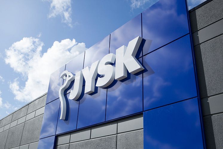 JYSK logo store front