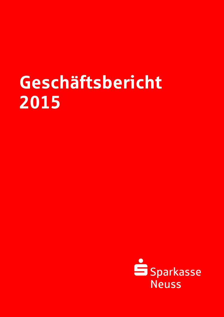 Geschäftsbericht 2015