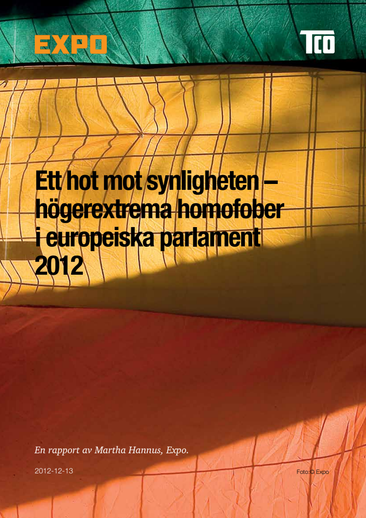 Expo och TCO släpper rapporten "Ett hot mot öppenheten"