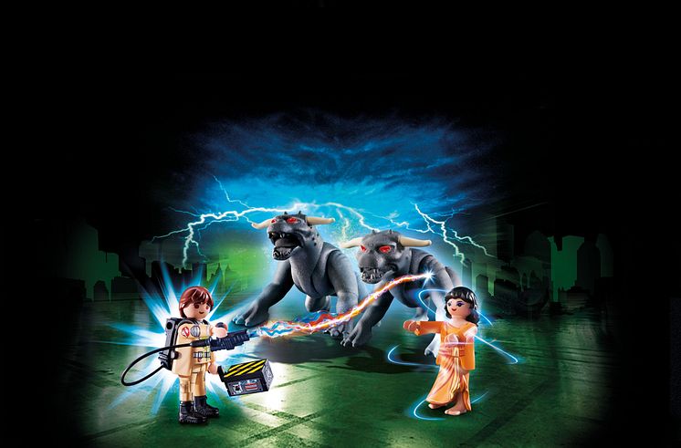 Die PLAYMOBIL-Ghostbusters: Venkman und Terror Dogs