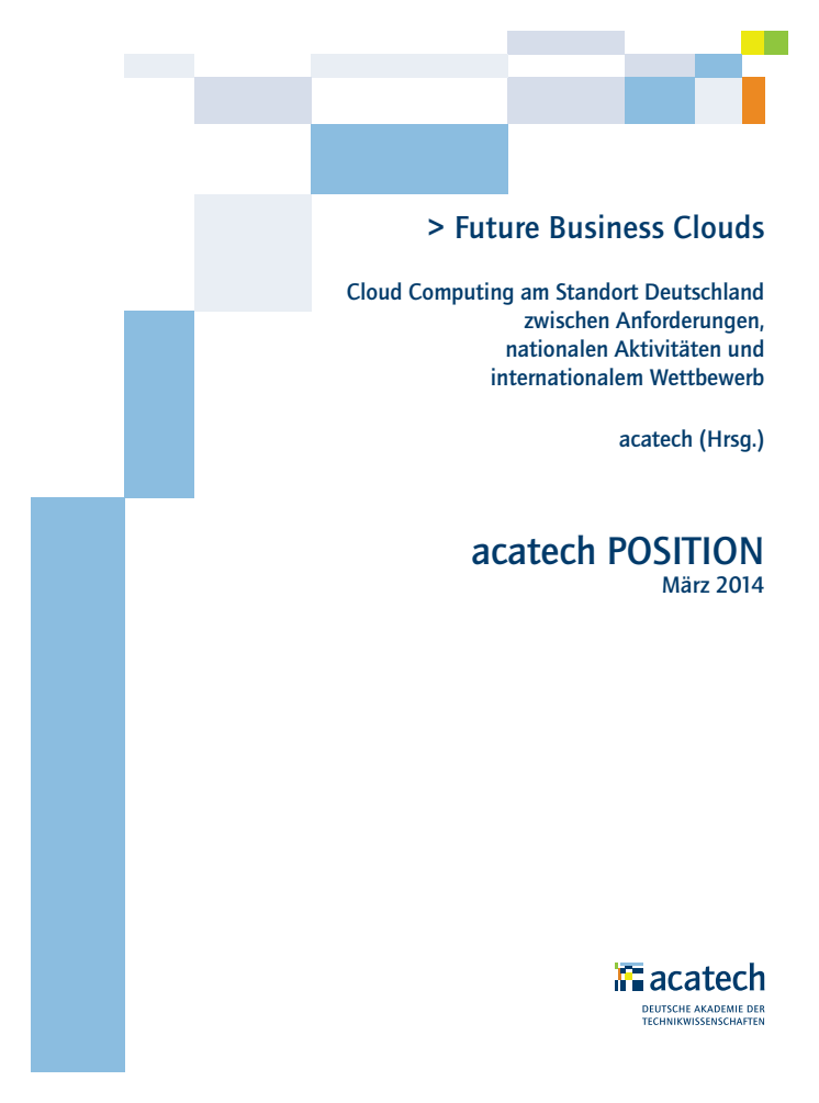 acactech POSITION Future Business Clouds