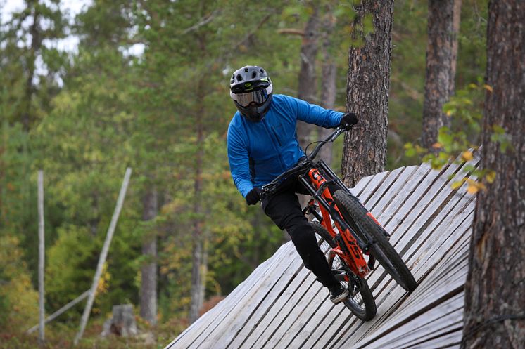 Downhill-cykling i Lofsdalen Bike Park 