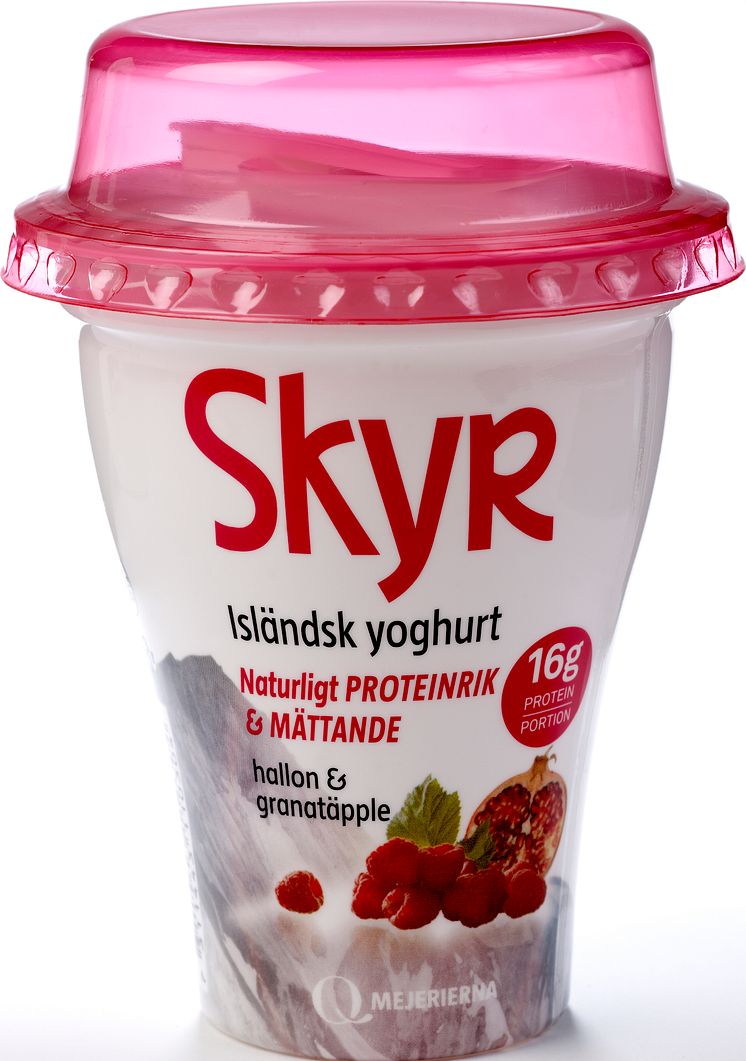 Skyr Isländsk yoghurt hallon/granatäpple