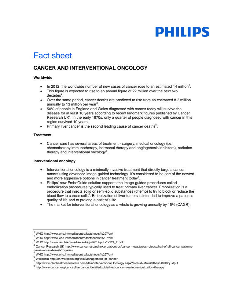 Philips expands interventional oncology portfolio with EmboGuide to see, reach and treat tumor lesions