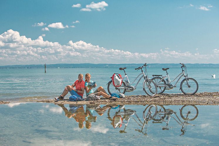 St.Gallen Bodensee: Pause am Bodensee bei Rorschach 