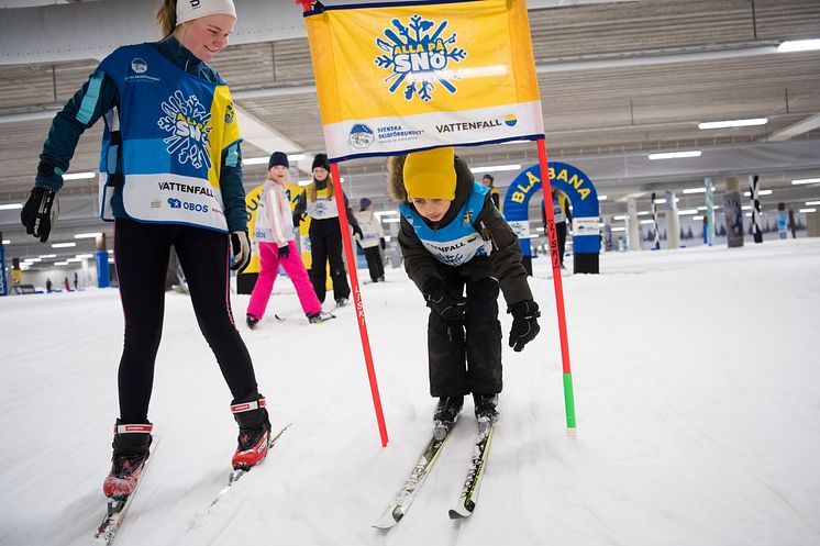 Alla på snö