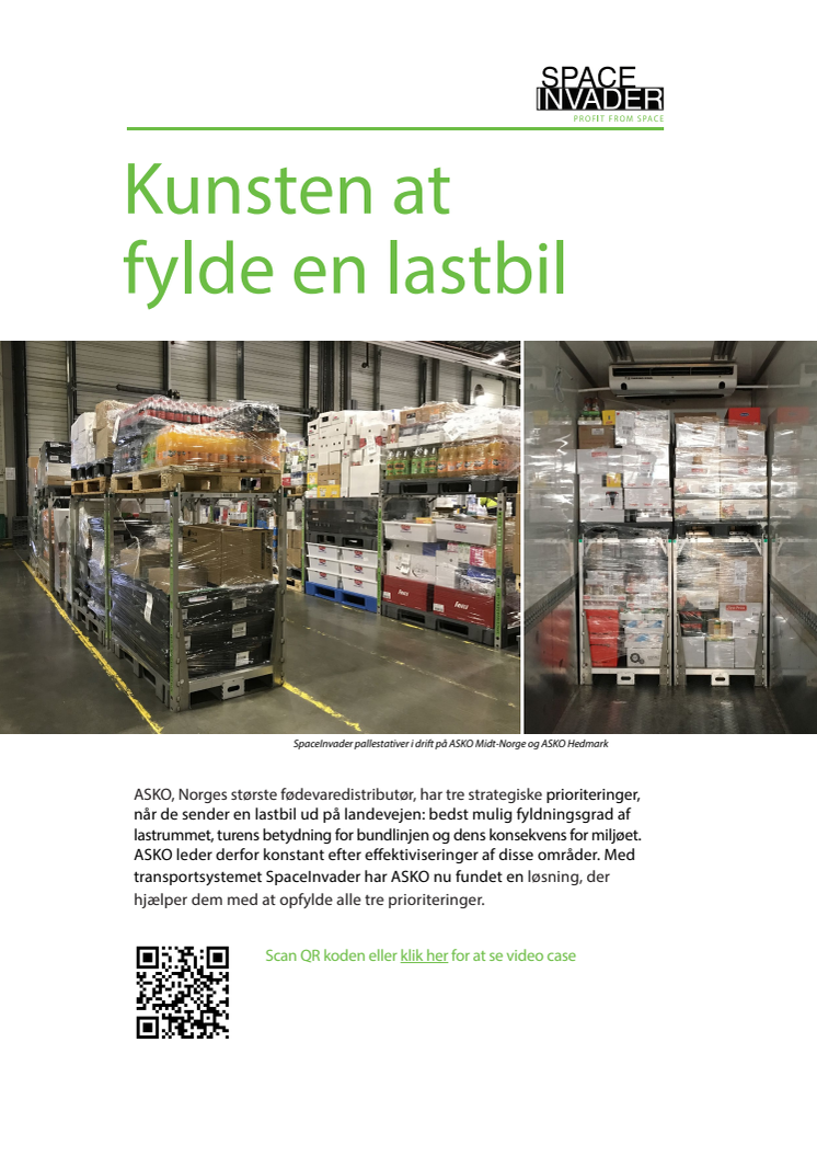 Case: Kunsten at fylde en lastbil