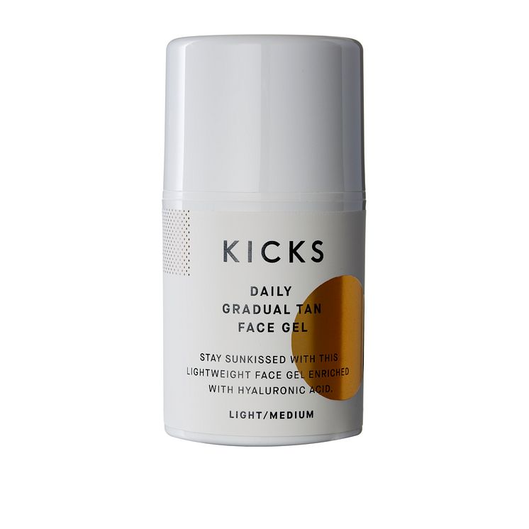 KICKS Daily Gradual Tan Face Gel LightMedium