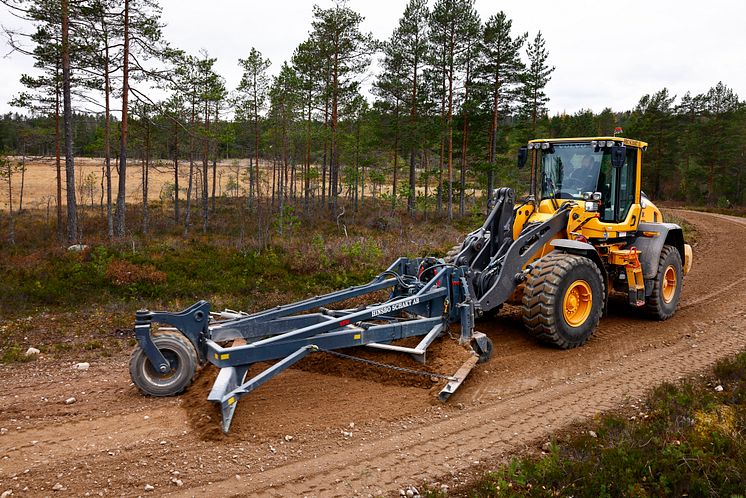 Volvo L90H med hyttfjädring hos Hinsbo Schakt