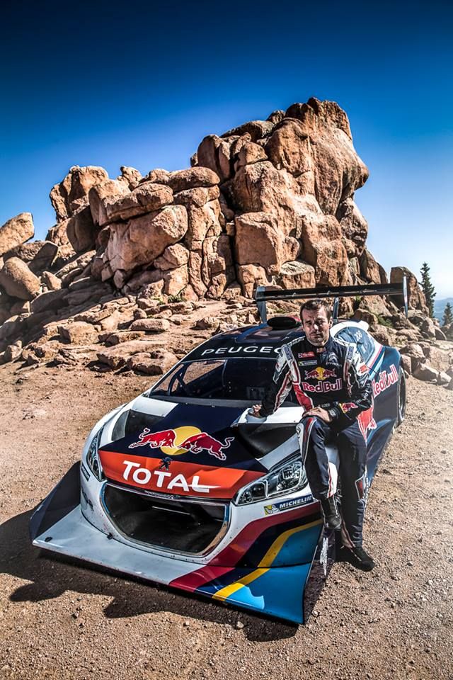 Peugeot och Loeb kör för vinst i Pikes Peak