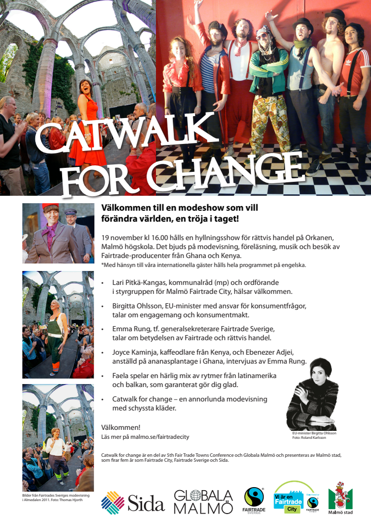 Program Catwalk for Change 19/11-2011