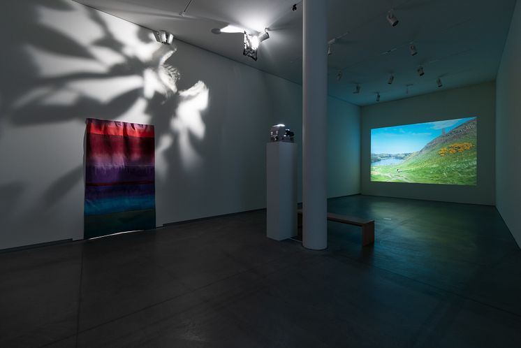 Installation view, The Deep West Assembly, Cauleen Smith. Astrup Fearnley Museet, 2024. Photo: Christian Øen.