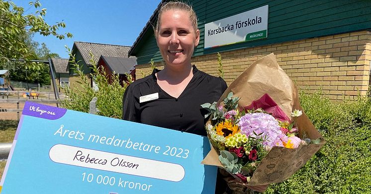 Årets medarbetare 2023 Rebecca Olsson