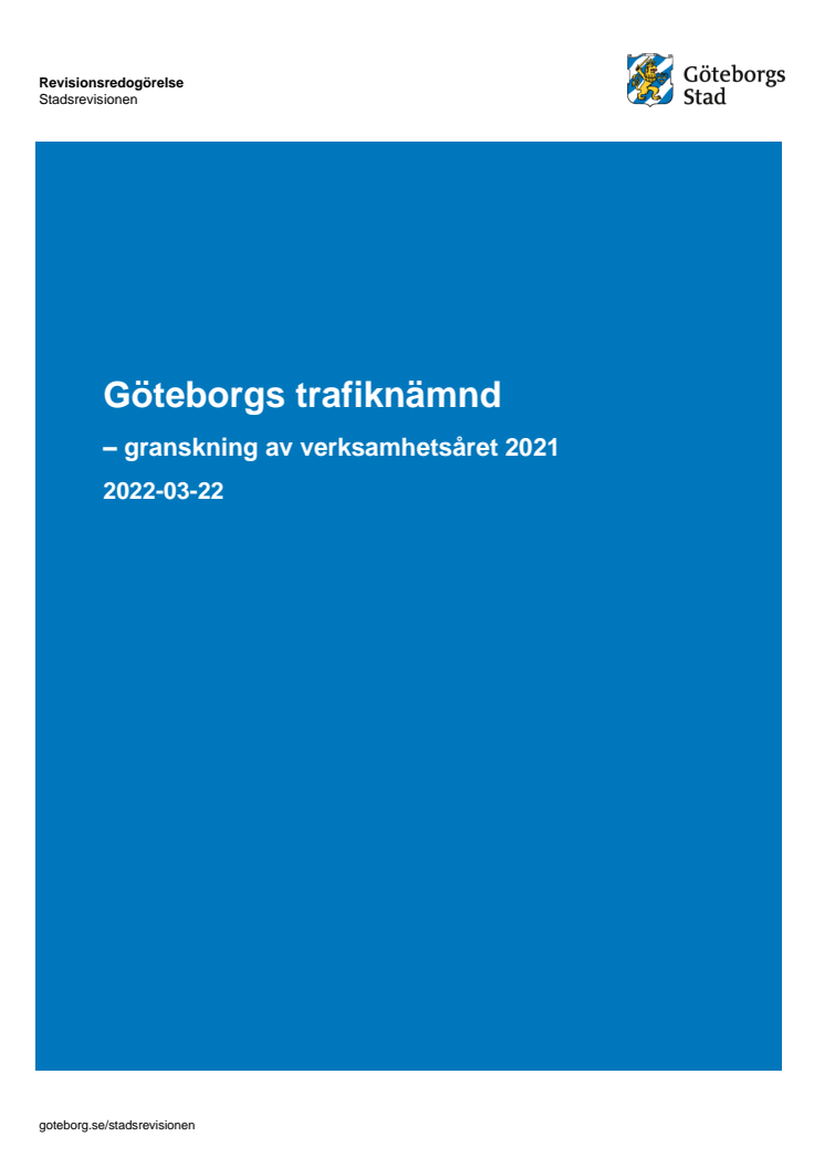 Göteborgs trafiknämnd – granskning av verksamhetsåret 2021.pdf