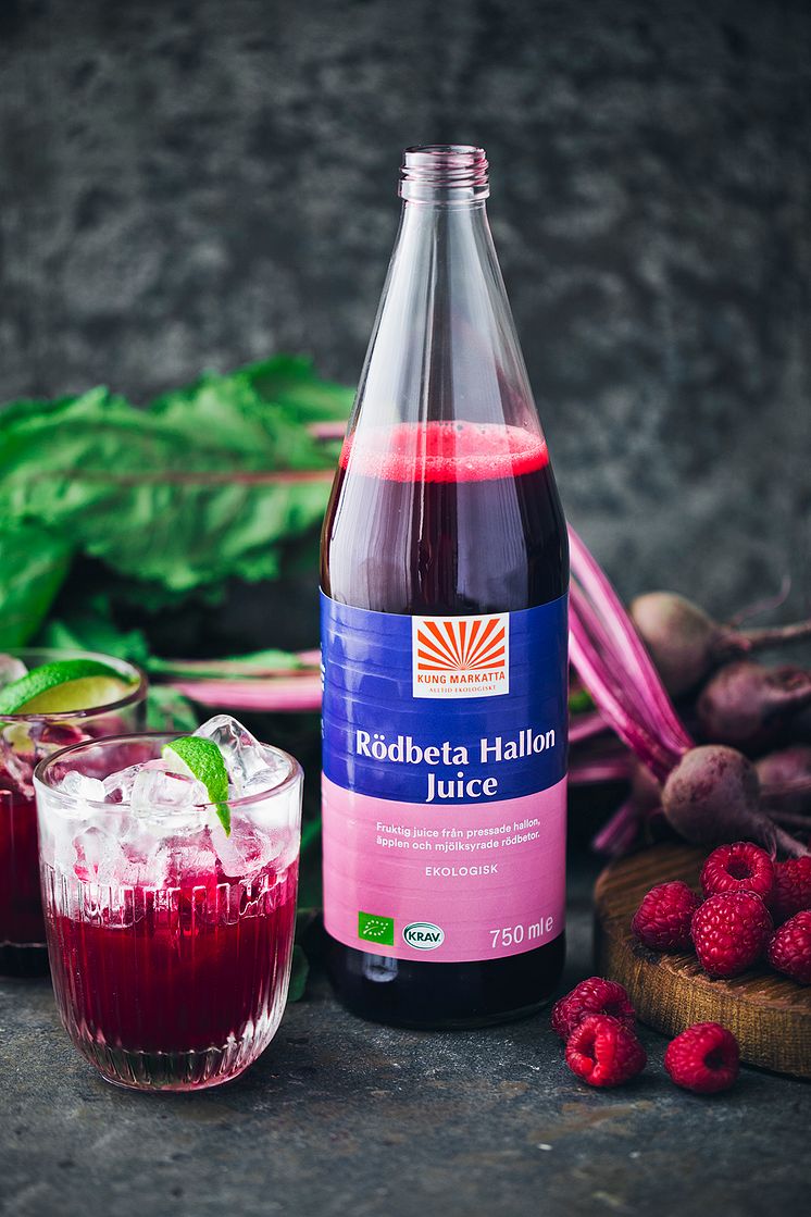 Kung Markatta Rödbeta Hallon Juice