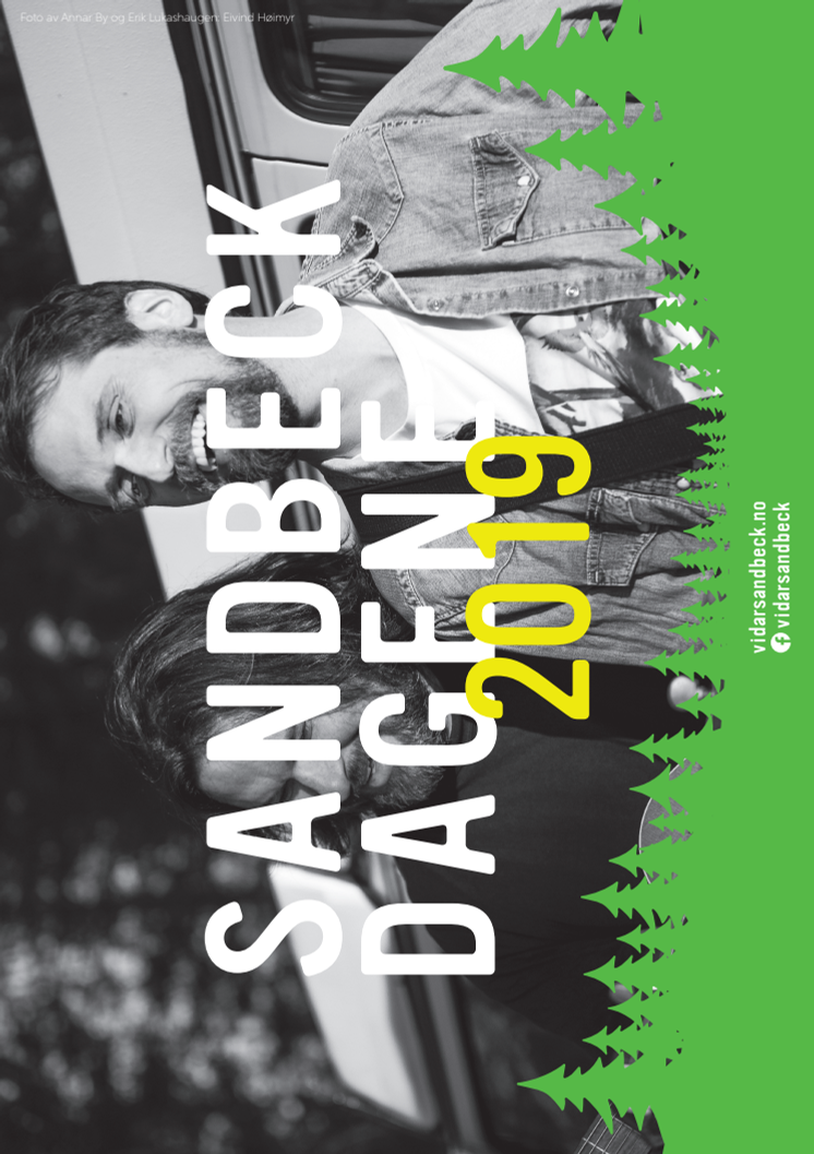 Program flyer Sandbeckdagene 2019