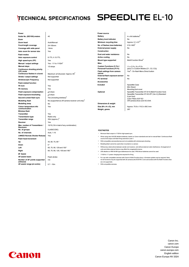 EL-10_PR Spec Sheet.pdf