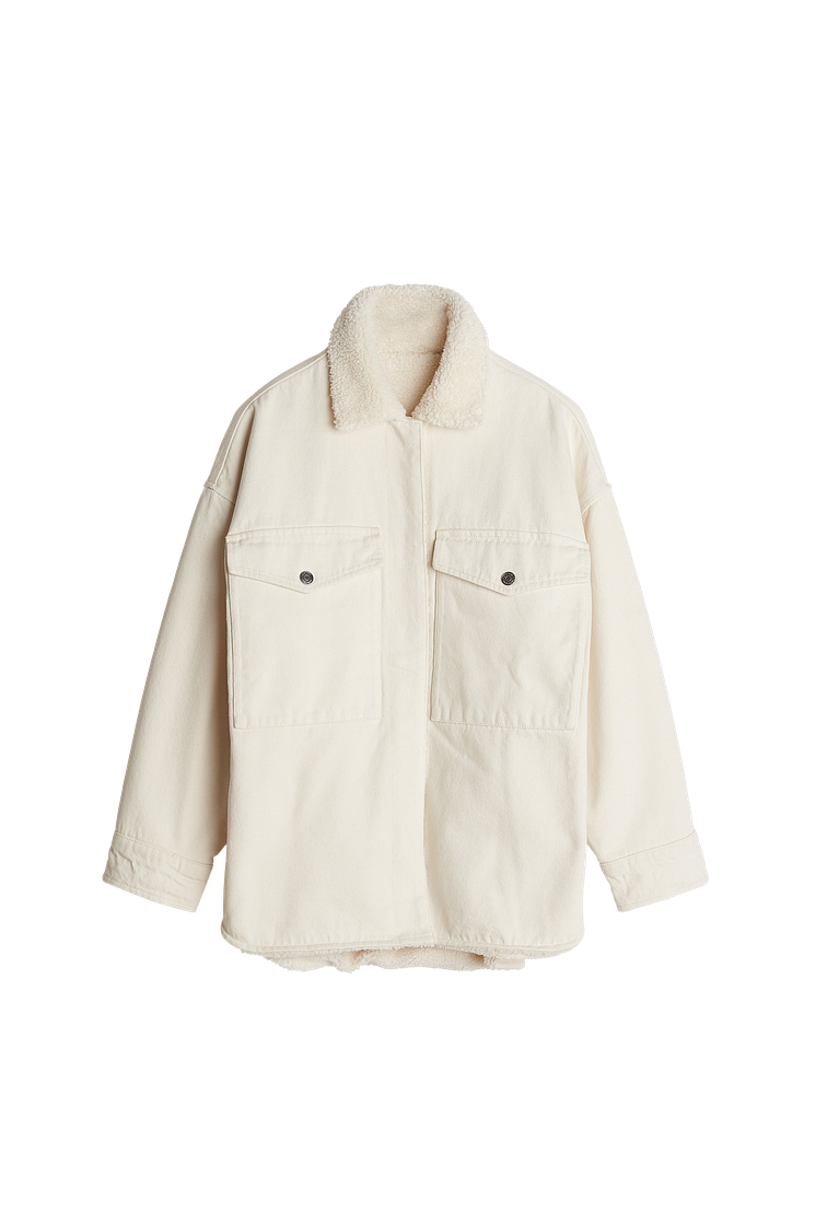 Teddy twill overshirt