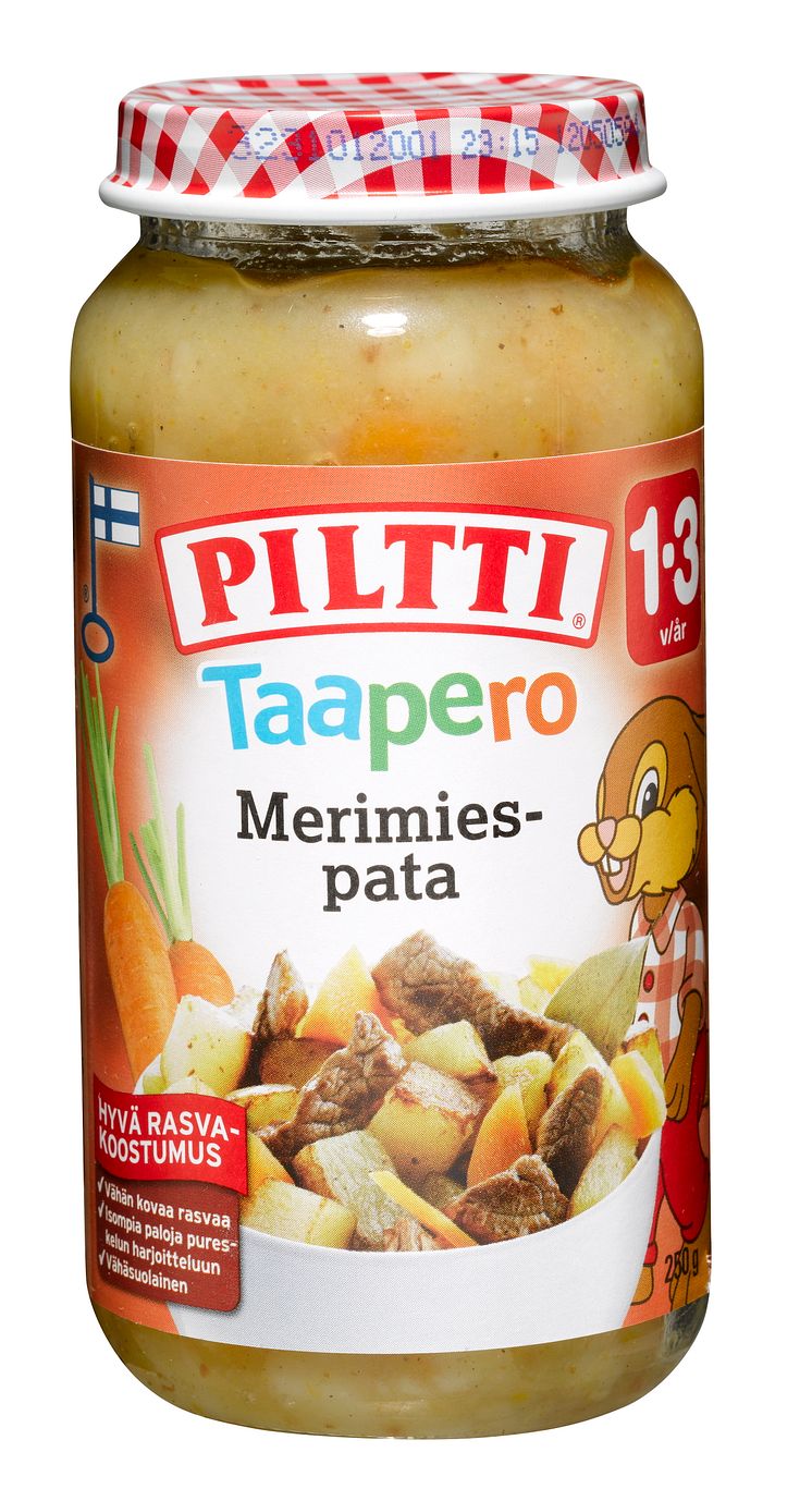 Piltti Taapero Merimiespata 250 g, 1–3-vuotiaille