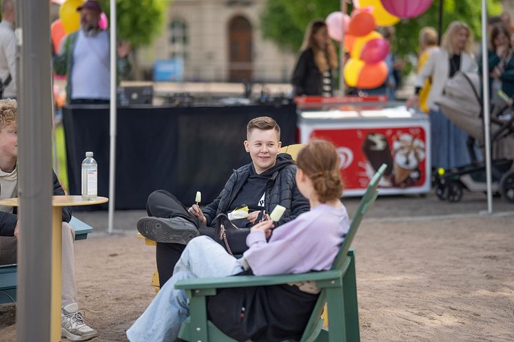 Invigning residensparken. Fotograf iselinphotography