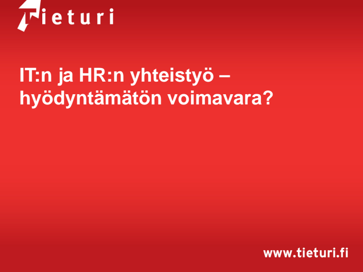 IT- ja HR-aamiainen 23.1.2013: Christoffer Wasastjerna IT ja HR aamiaisseminaari