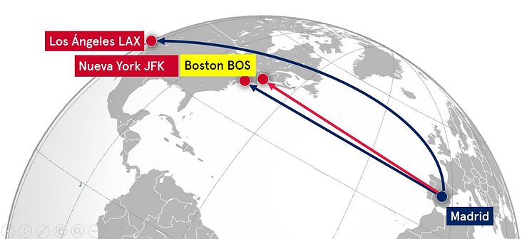 Norwegian unirá Madrid y Boston