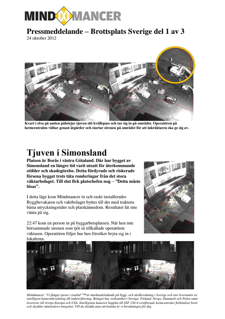 Brottsplats Sverige del 1 av 3 - Tjuven i Simonsland