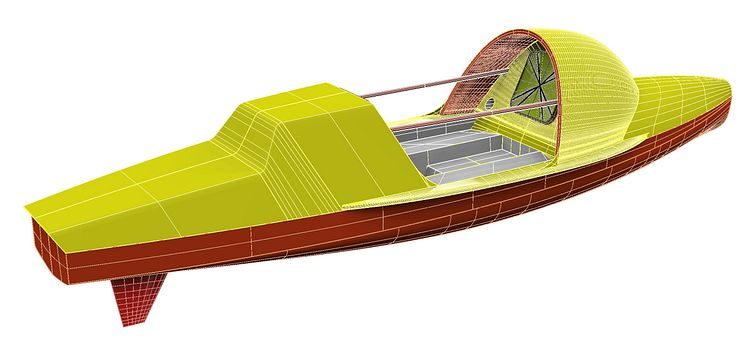 Image - Ocean Signal - A rendering of the Antrim-designed ocean rowboat to be built by James Betts Enterprises for Lia Ditton