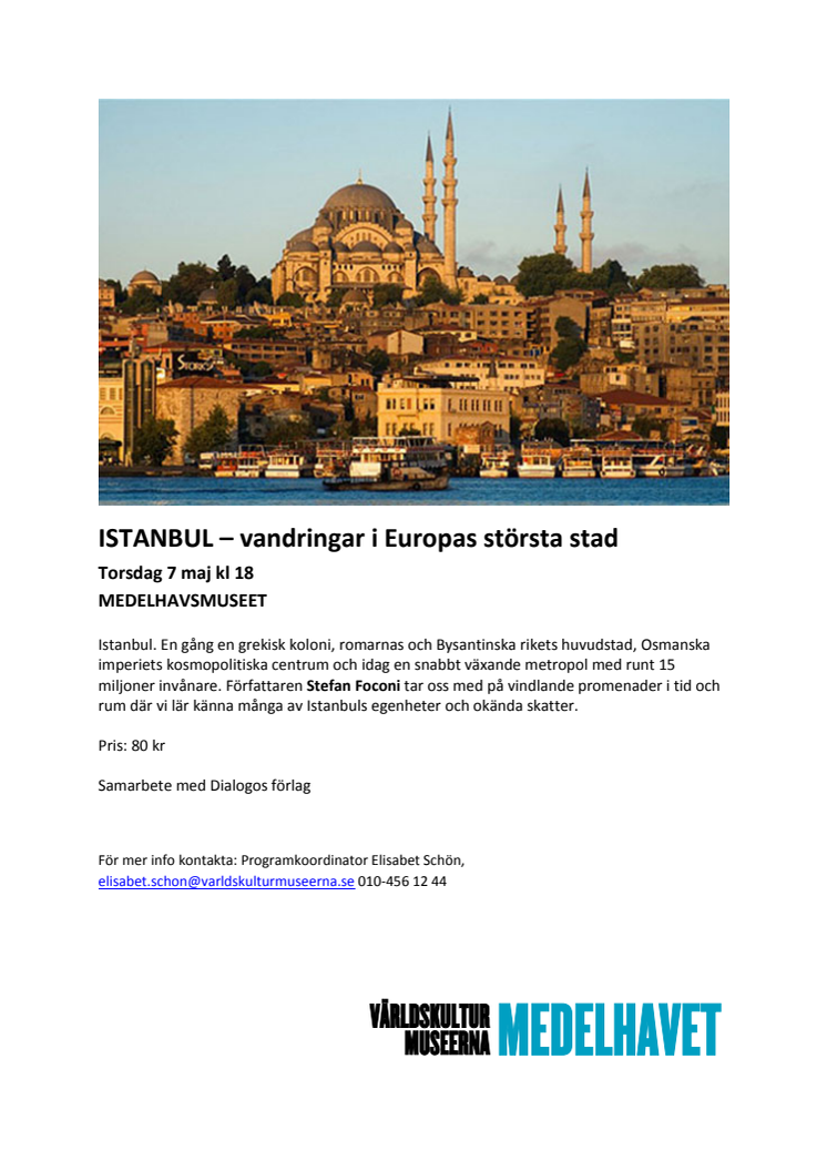 ISTANBUL – vandringar i Europas största stad