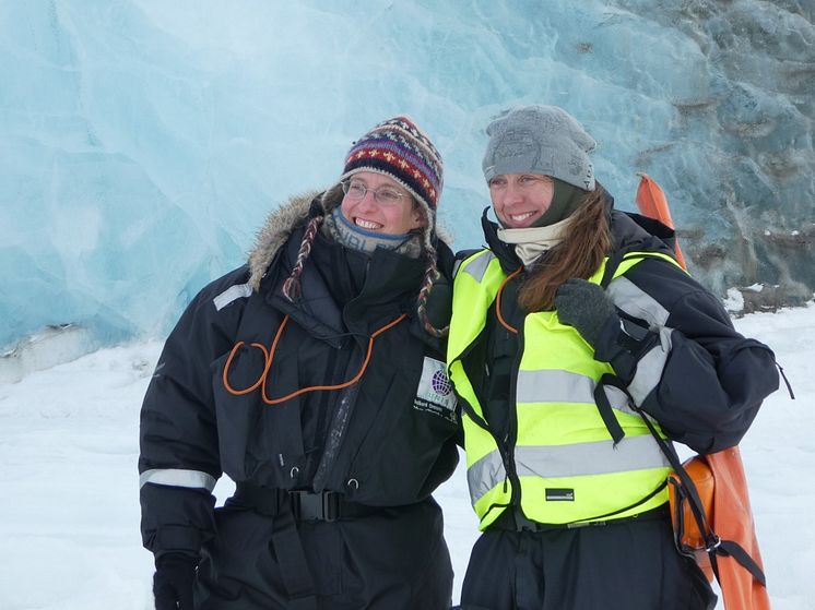 Eva Leu og Janne Søreide, Svalbard (Agardhbukta)