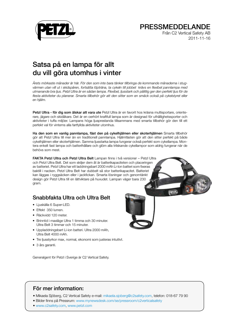 Satsa på en lampa för allt du vill göra utomhus i vinter