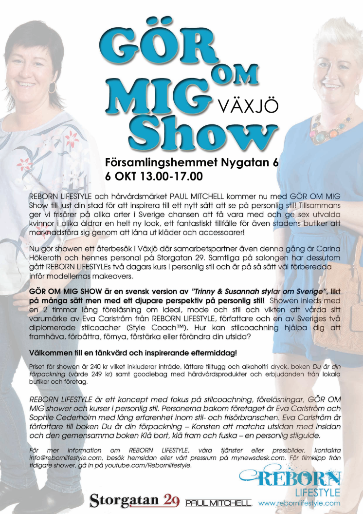 GÖR OM MIG SHOW Växjö 2012
